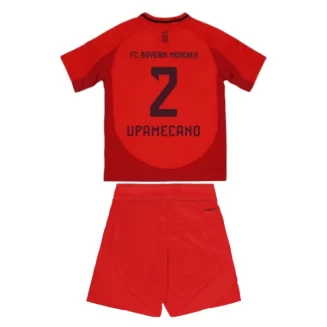 FC Bayern München Thuisshirt voor kinderen 2024-2025 Dayot Upamecano #2 Korte Mouw (+ Korte broeken) voordelig online kopen