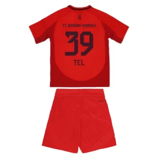 FC Bayern München Thuisshirt voor kinderen 2024-2025 Mathys Tel #39 Korte Mouw (+ Korte broeken) voordelig online kopen