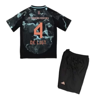 FC Bayern München Uitshirt voor kinderen 2024-2025 Matthijs de Ligt #4 Korte Mouw (+ Korte broeken) voordelig online kopen