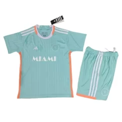 Inter Miami Derde Shirt voor kinderen 2024-2025 Korte Mouw (+ Korte broeken) voordelig online kopen