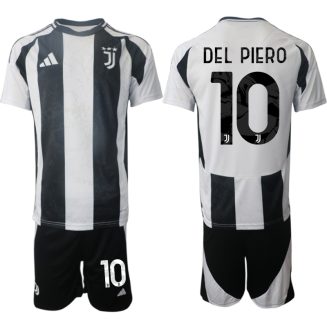 Juventus Thuisshirt 2024-2025 Alessandro Del Piero #10 Korte Mouw (+ Korte broeken) voordelig online kopen