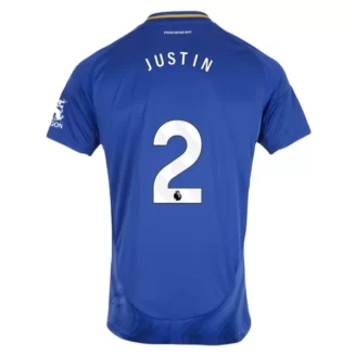 Leicester City Thuisshirt 2024-2025 James Justin #2 korte mouw voordelig online kopen