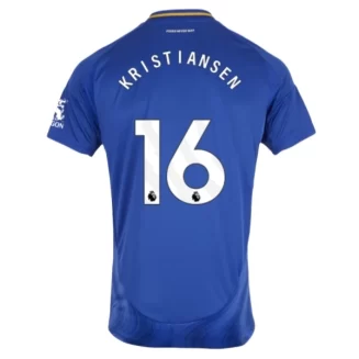 Leicester City Thuisshirt 2024-2025 Victor Kristiansen #16 korte mouw voordelig online kopen