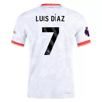 Liverpool Luis Díaz #7 Derde Shirt 2024-2025 korte mouw voordelig online kopen