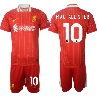 Liverpool Thuisshirt 2024-2025 Alexis Mac Allister #10 Korte Mouw (+ Korte broeken) voordelig online kopen