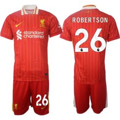 Liverpool Thuisshirt 2024-2025 Andrew Robertson #26 Korte Mouw (+ Korte broeken) voordelig online kopen