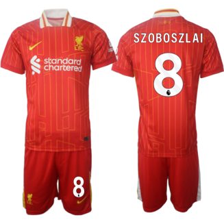 Liverpool Thuisshirt 2024-2025 Dominik Szoboszlai #8 Korte Mouw (+ Korte broeken) voordelig online kopen