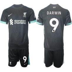 Liverpool Uitshirt 2024-2025 Darwin Nunez #9 Korte Mouw (+ Korte broeken) voordelig online kopen