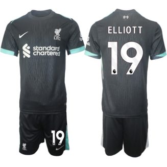 Liverpool Uitshirt 2024-2025 Harvey Elliott #19 Korte Mouw (+ Korte broeken) voordelig online kopen