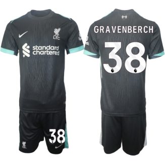 Liverpool Uitshirt 2024-2025 Ryan Gravenberch #38 Korte Mouw (+ Korte broeken) voordelig online kopen