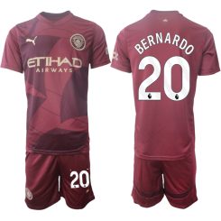 Manchester City Derde Shirt 2024-2025 Bernardo Silva #20 Korte Mouw (+ Korte broeken) voordelig online kopen