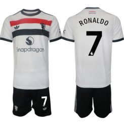 Manchester United Derde Shirt 2024-2025 Cristiano Ronaldo #7 Korte Mouw (+ Korte broeken) voordelig online kopen