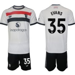 Manchester United Derde Shirt 2024-2025 Jonny Evans #35 Korte Mouw (+ Korte broeken) voordelig online kopen