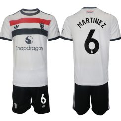 Manchester United Derde Shirt 2024-2025 Lisandro Martinez #6 Korte Mouw (+ Korte broeken) voordelig online kopen