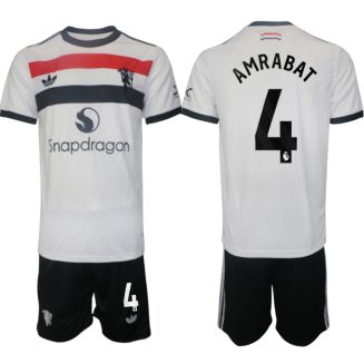 Manchester United Derde Shirt 2024-2025 Sofyan Amrabat #4 Korte Mouw (+ Korte broeken) voordelig online kopen