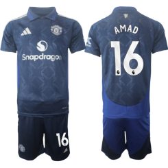 Manchester United Uitshirt 2024-2025 Amad Diallo #16 Korte Mouw (+ Korte broeken) voordelig online kopen