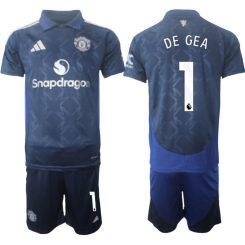 Manchester United Uitshirt 2024-2025 David de Gea #1 Korte Mouw (+ Korte broeken) voordelig online kopen