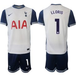 Tottenham Hotspur Thuisshirt 2024-2025 Hugo Lloris #1 Korte Mouw (+ Korte broeken) voordelig online kopen