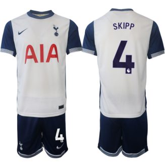 Tottenham Hotspur Thuisshirt 2024-2025 Oliver Skipp #4 Korte Mouw (+ Korte broeken) voordelig online kopen