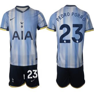 Tottenham Hotspur Uitshirt 2024-2025 Pedro Porro #23 Korte Mouw (+ Korte broeken) voordelig online kopen