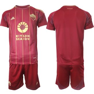 AS Roma Thuisshirt 2024-2025 Korte Mouw (+ Korte broeken) voordelig online kopen