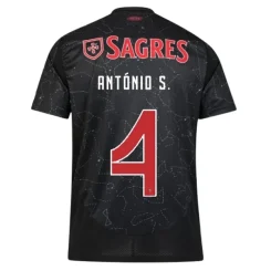 Benfica Uitshirt 2024-2025 António Silva 4 Korte Mouw voordelig online kopen