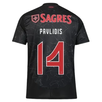 Benfica Uitshirt 2024-2025 Pavlidis 14 Korte Mouw voordelig online kopen