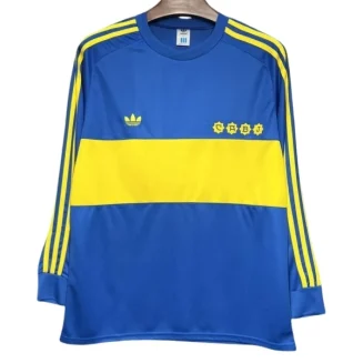 Boca Juniors Thuisshirt Retro 1981-1982 Lange Mouwen voordelig online kopen