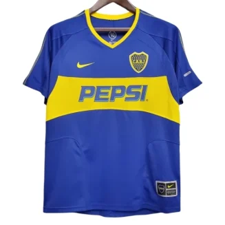 Boca Juniors Thuisshirt Retro 2003-2004 Korte Mouw voordelig online kopen