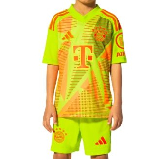 FC Bayern München Keeper Thuisshirt voor kinderen 2024-2025 Korte Mouw (+ Korte broeken)