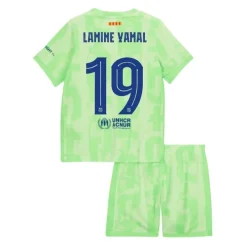 Kids FC Barcelona Derde Shirt 2024-2025 Lamine Yamal 19 Korte Mouw (+ Korte broeken) voordelig online kopen