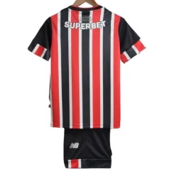 Kids FC São Paulo Uitshirt 2024-2025 Korte Mouw (+ Korte broeken) voordelig online kopen-1