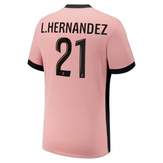 Paris Saint-Germain PSG Derde Shirt 2024-2025 Lucas Hernandez #21 Korte Mouw voordelig online kopen