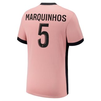 Paris Saint-Germain PSG Derde Shirt 2024-2025 Marquinhos #5 Korte Mouw voordelig online kopen