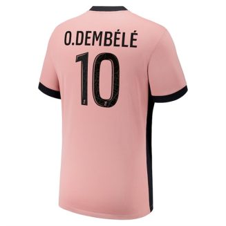 Paris Saint-Germain PSG Derde Shirt 2024-2025 Ousmane Dembélé #10 Korte Mouw voordelig online kopen