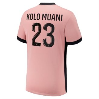 Paris Saint-Germain PSG Derde Shirt 2024-2025 Randal Kolo Muani #23 Korte Mouw voordelig online kopen