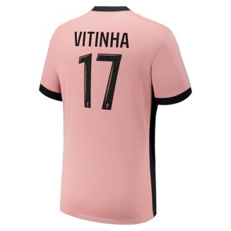 Paris Saint-Germain PSG Derde Shirt 2024-2025 Vitinha Ferreira #17 Korte Mouw voordelig online kopen